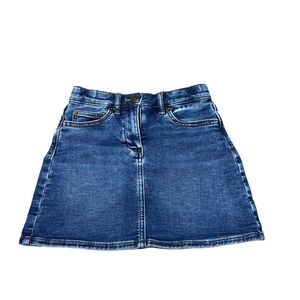 Crewcuts Girls Denim Jean Skirt, Blue, Size 7
